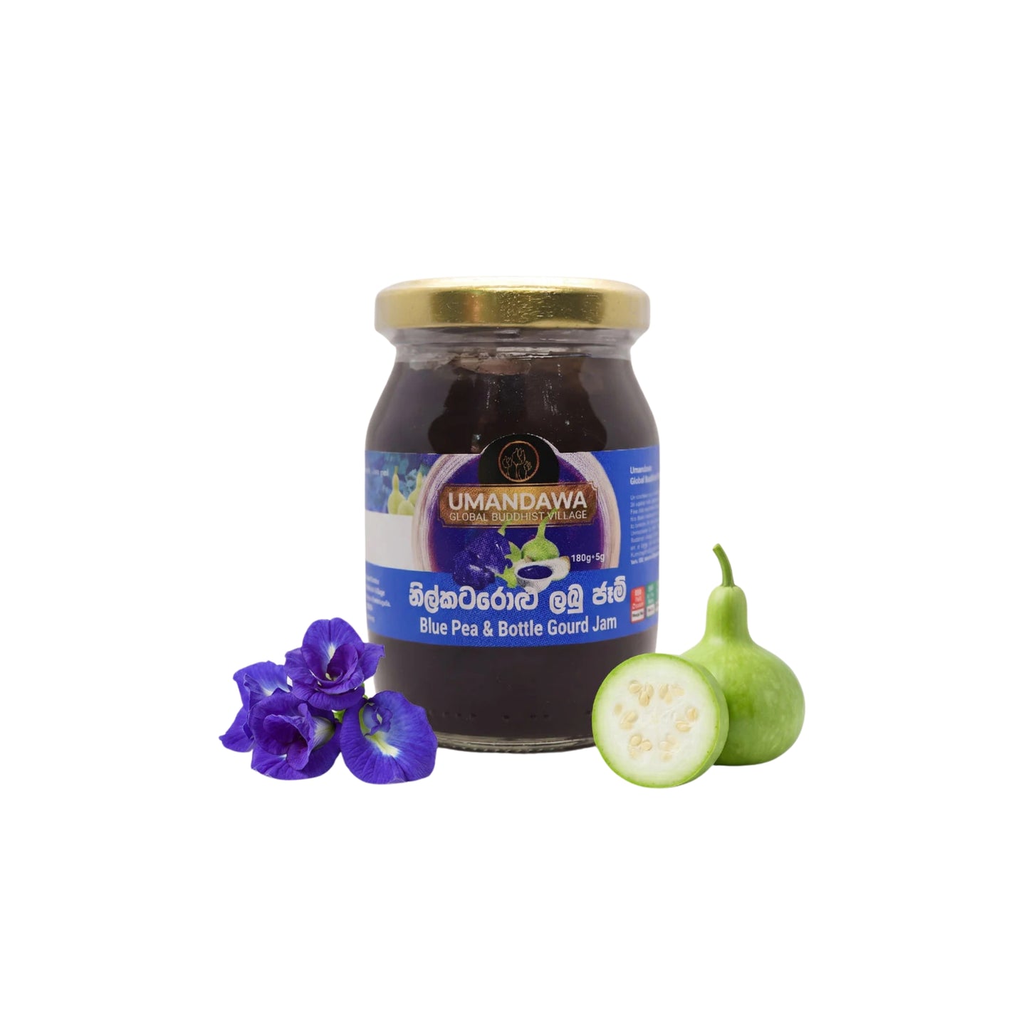 Umandawa Blue Pea & Bottle Gourd Jam (180g)