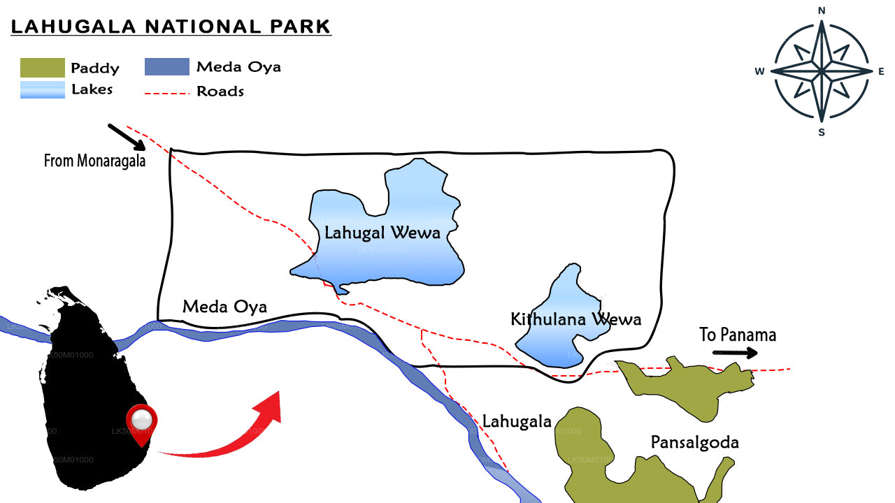 Частное сафари в национальном парке Лахугала-Китулана