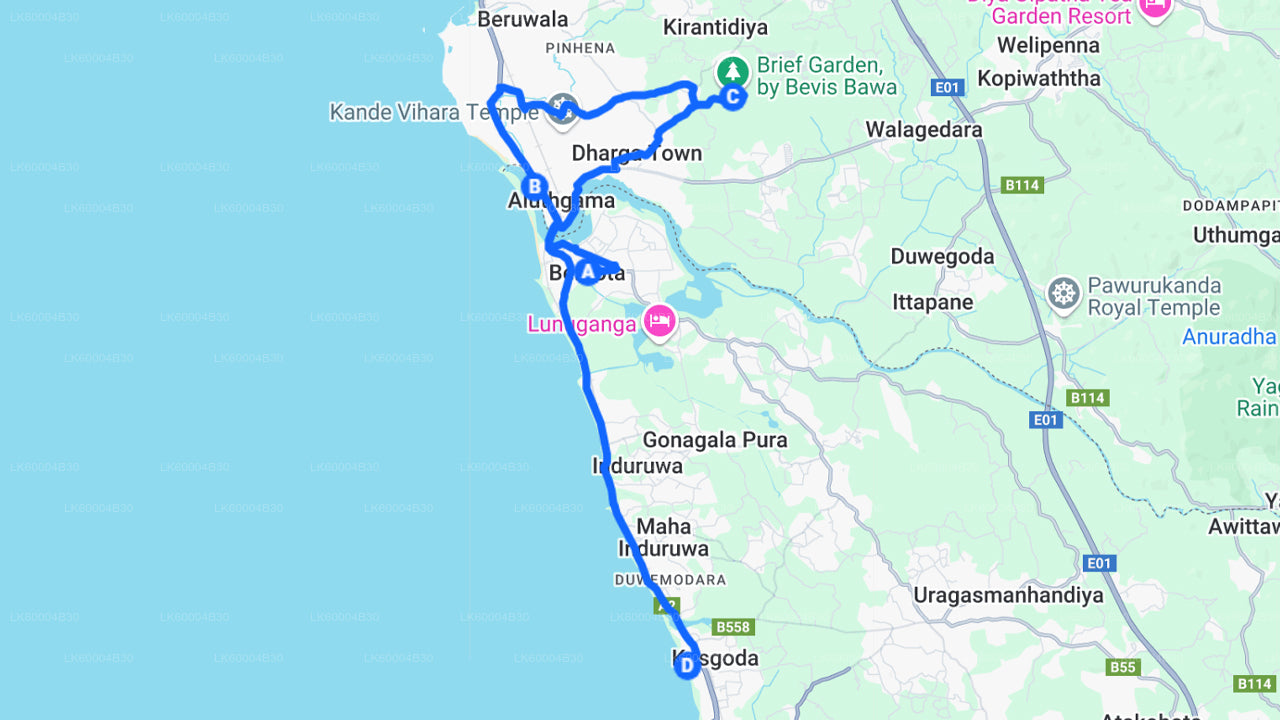 Экскурсия по городу Бентота