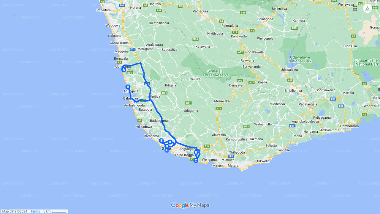 Экскурсия по достопримечательностям южного побережья из Бентоты