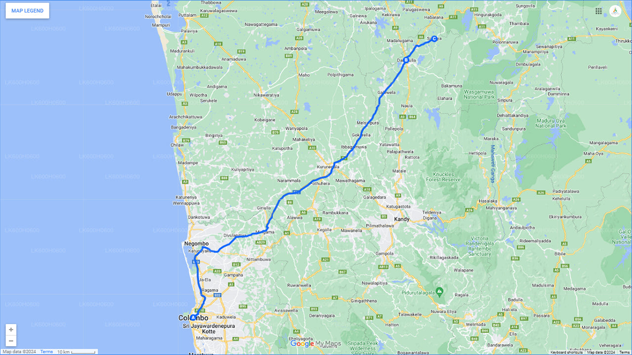 Сигирия и Дамбулла из Коломбо