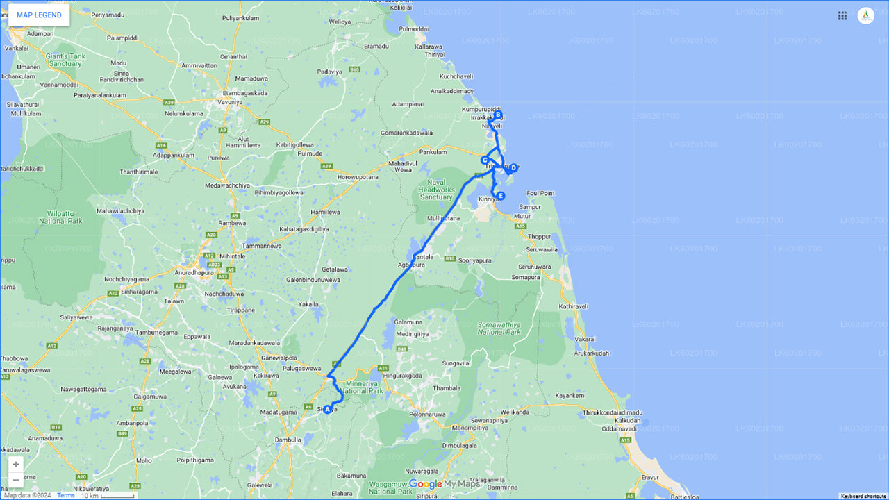 Экскурсия по городу Тринкомали из Сигирии