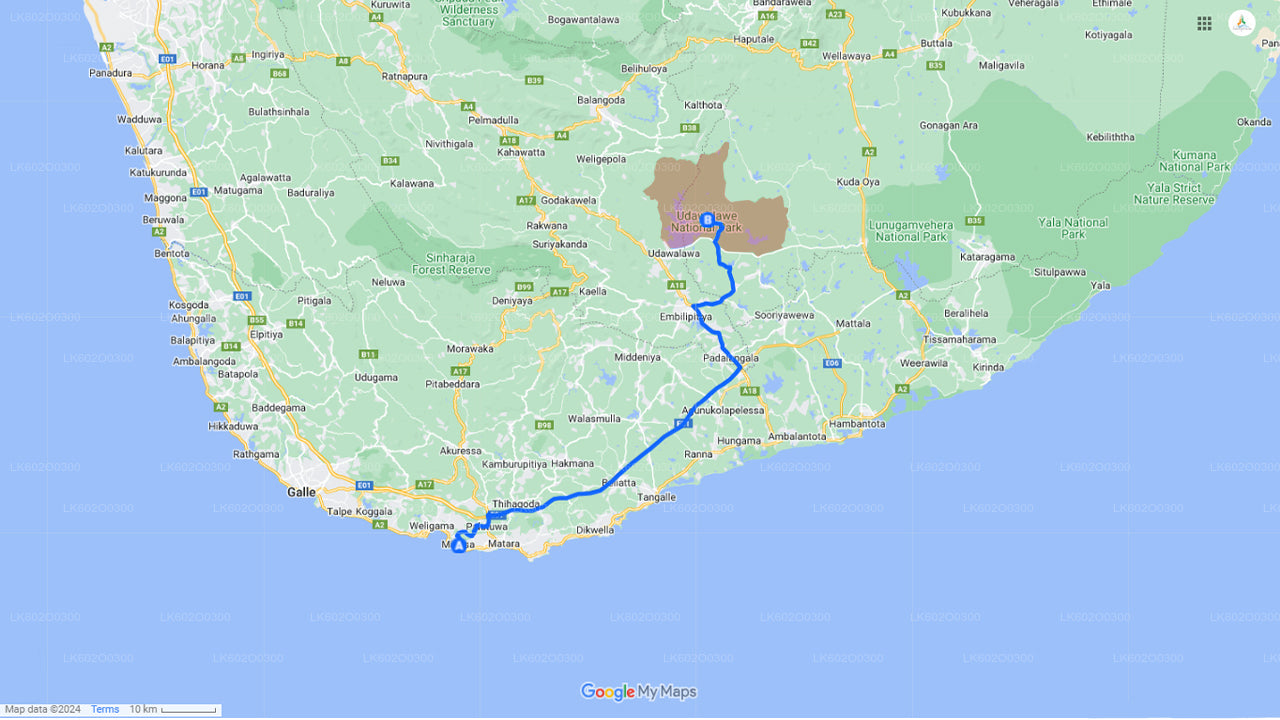 Сафари в национальном парке Удавалаве из Мирисы