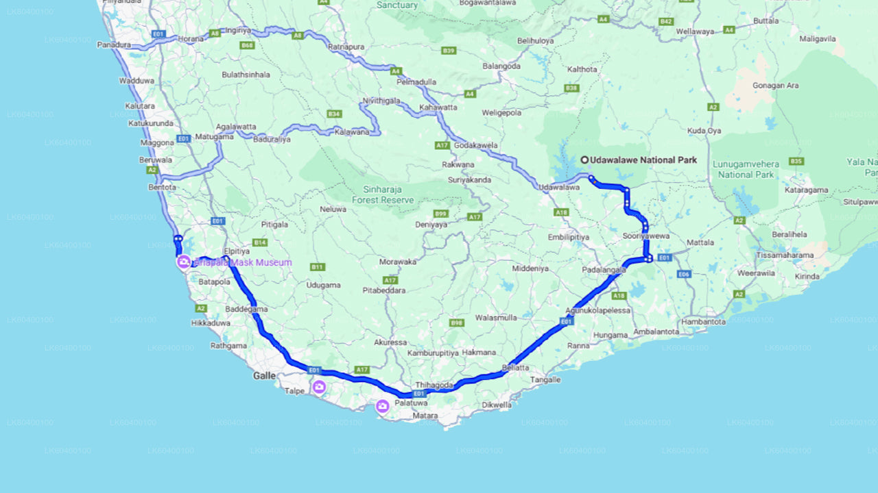 Сафари в национальном парке Удавалаве из Ахунгаллы.