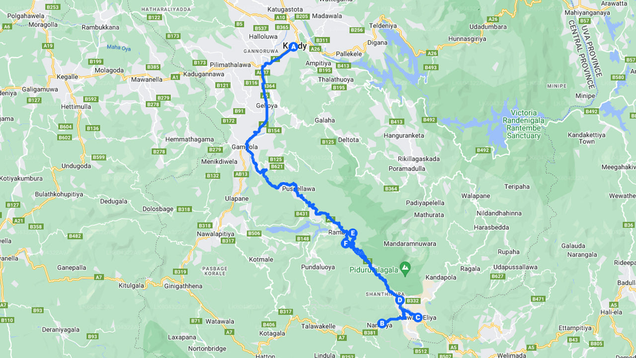 Живописная поездка на поезде из Канди в Нану Оя.