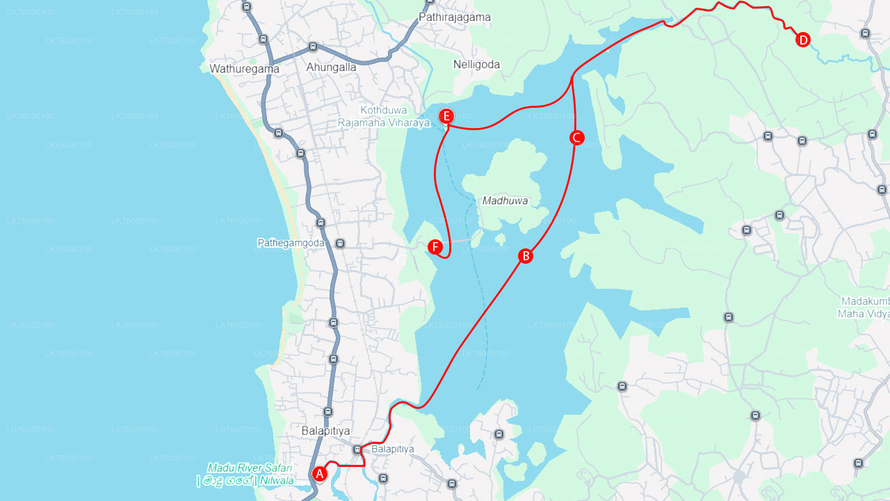 Сафари на лодке по реке Маду