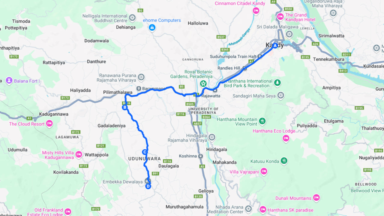 Велосипедный тур 3 Temple Loop из Канди