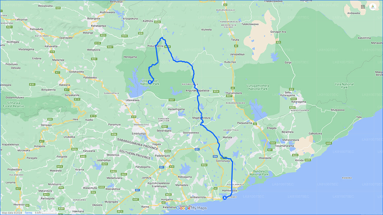 Сафари по национальному парку Удавалаве из порта Хамбантота