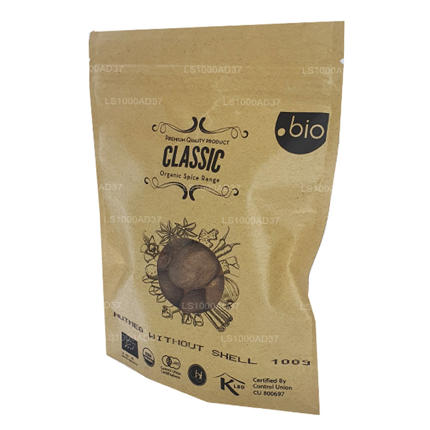 Органический мускатный орех Lakpura без скорлупы