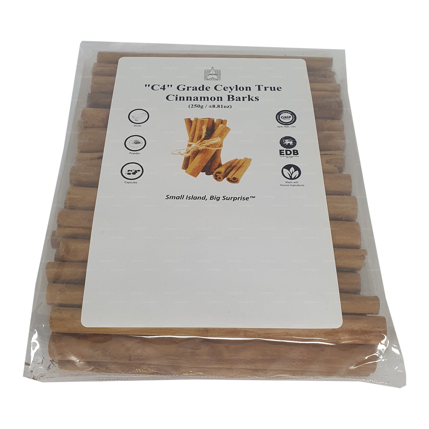 Набор из цейлонской цейлонской коры корицы класса «C4» от Lakpura