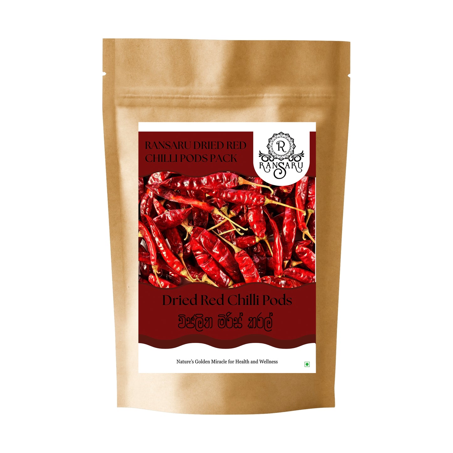 Ransaru Dried Red Chilli Pods Pack