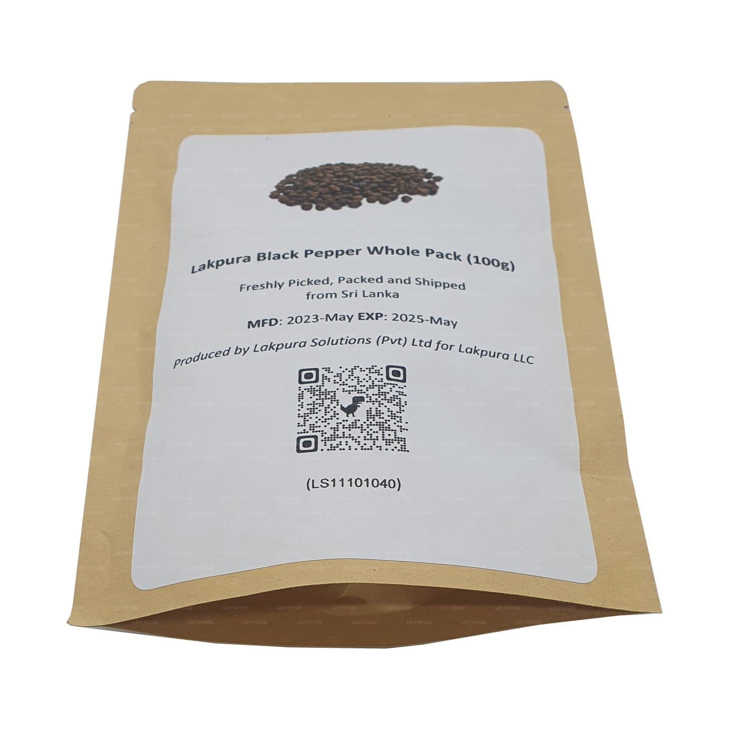 Целая упаковка черного перца Lakpura