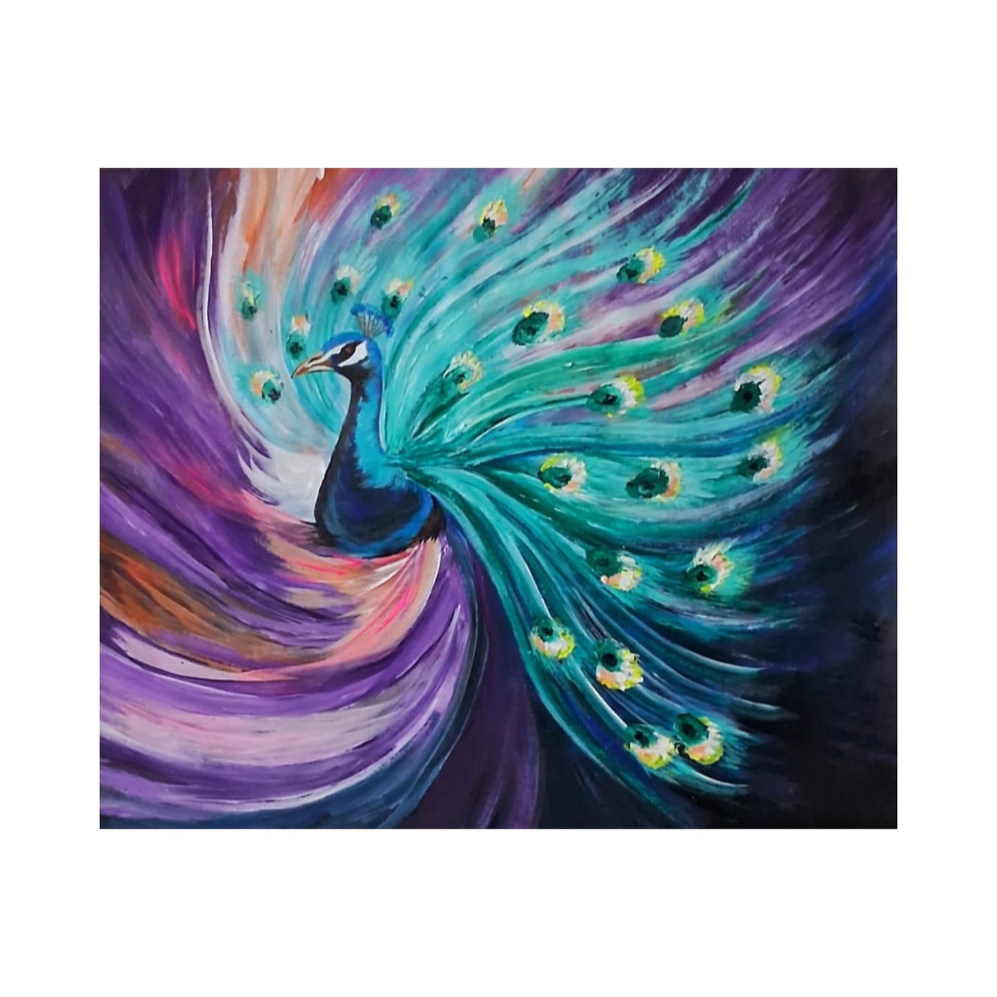 Lakpura® Настенное искусство Павлин