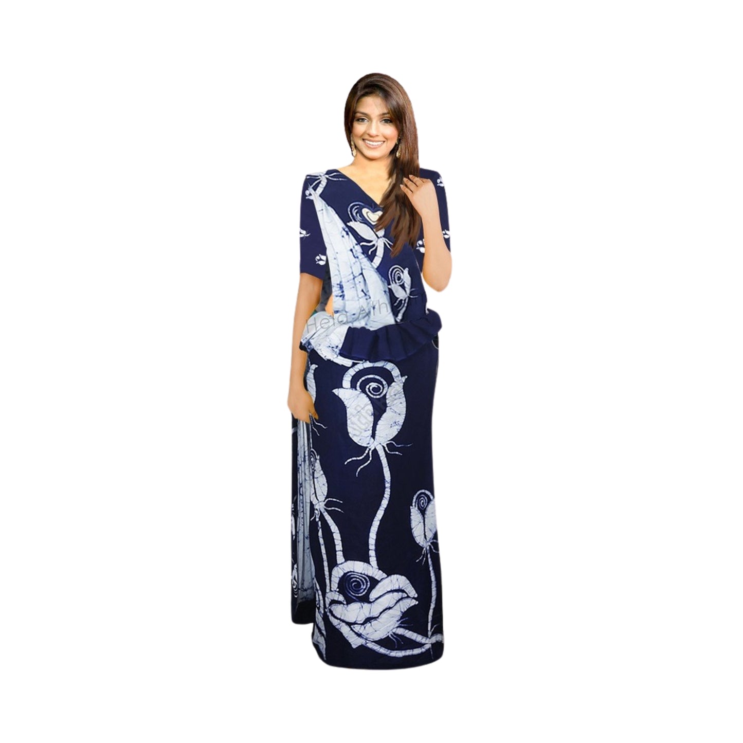 Lakpura Batik Saree (Design S003)