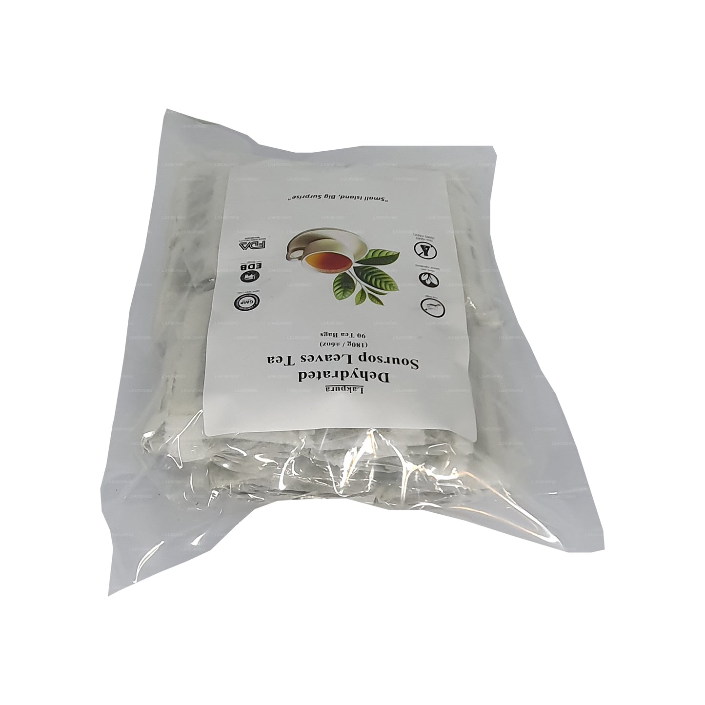 Обезвоженное сметанное яблоко Lakpura (гуанабана, гравиола, гайабано) в пакетиках