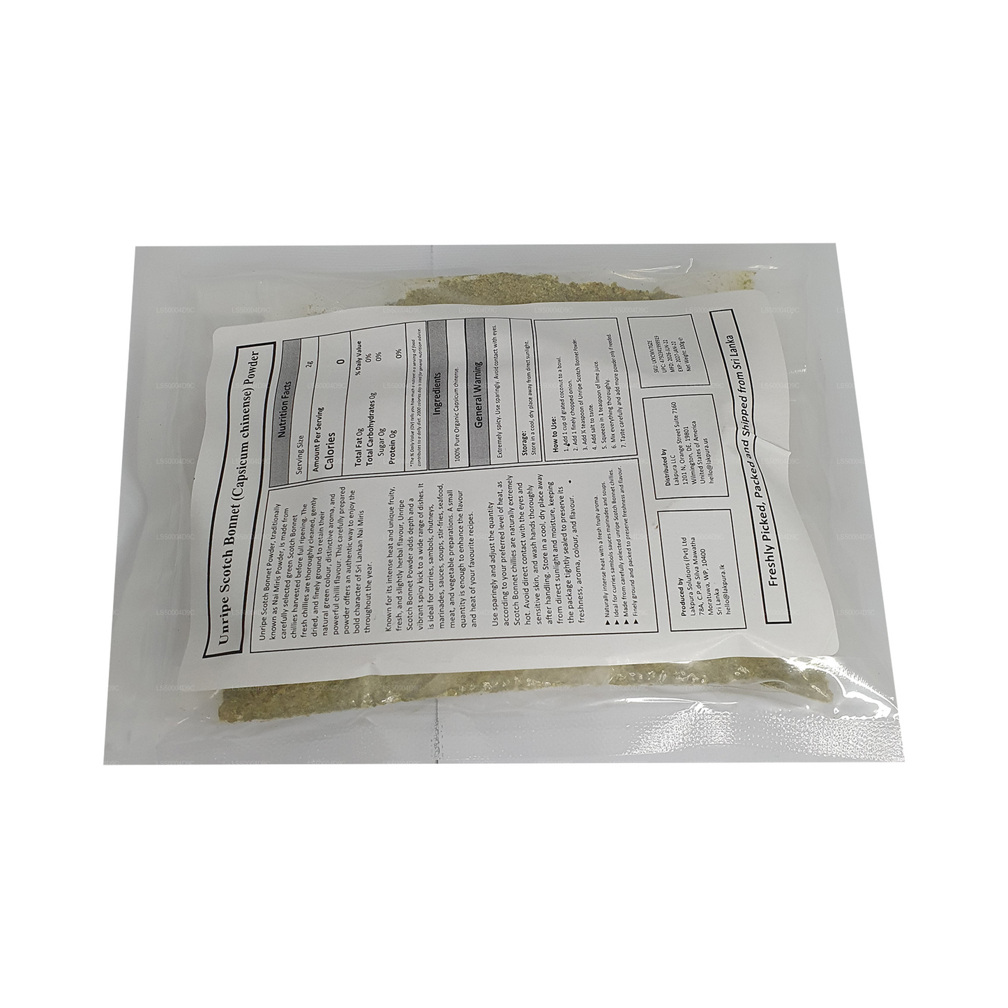 Lakpura® Scotch Bonnet (Nai Miris) Powder