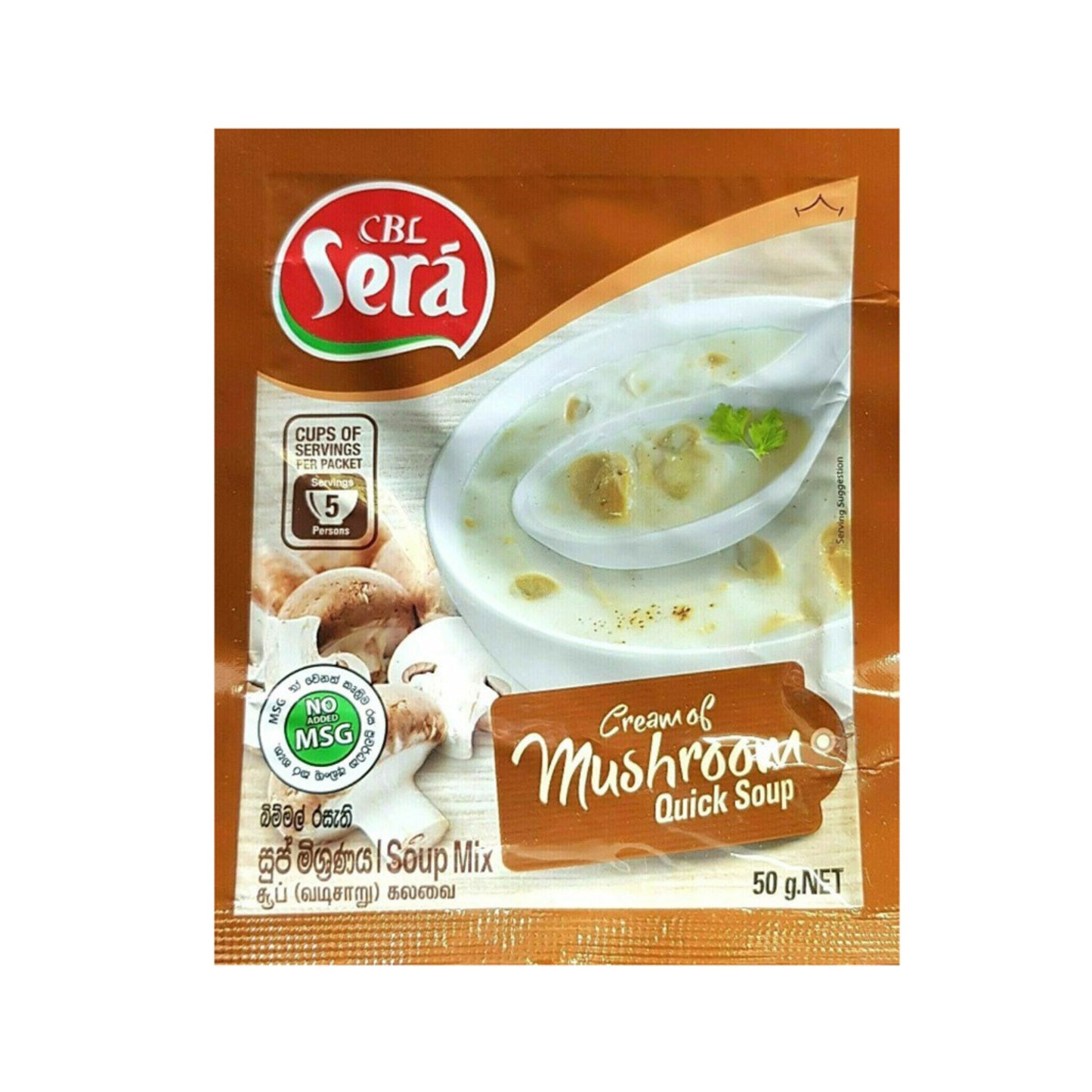 Sera Быстрорастворимый грибной крем-суп (50 г)