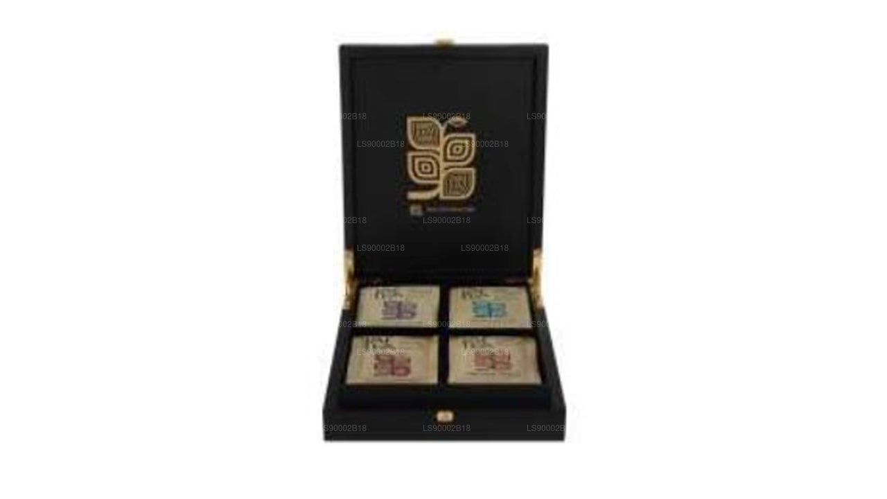 Деревянный презент Jaf Tea с закрытым верхом и 4 отделениями