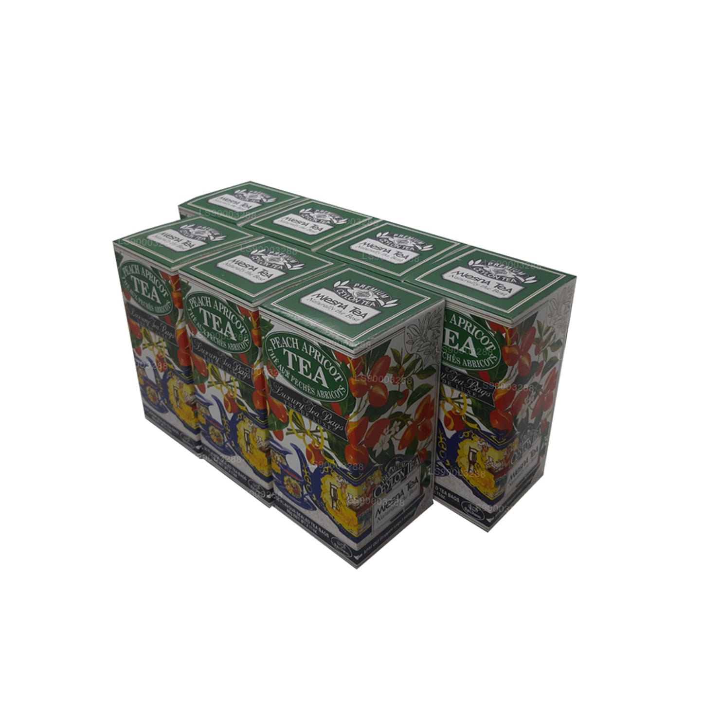 Mlesna Peach Apricot Luxury Tea Bags (60g x 7)