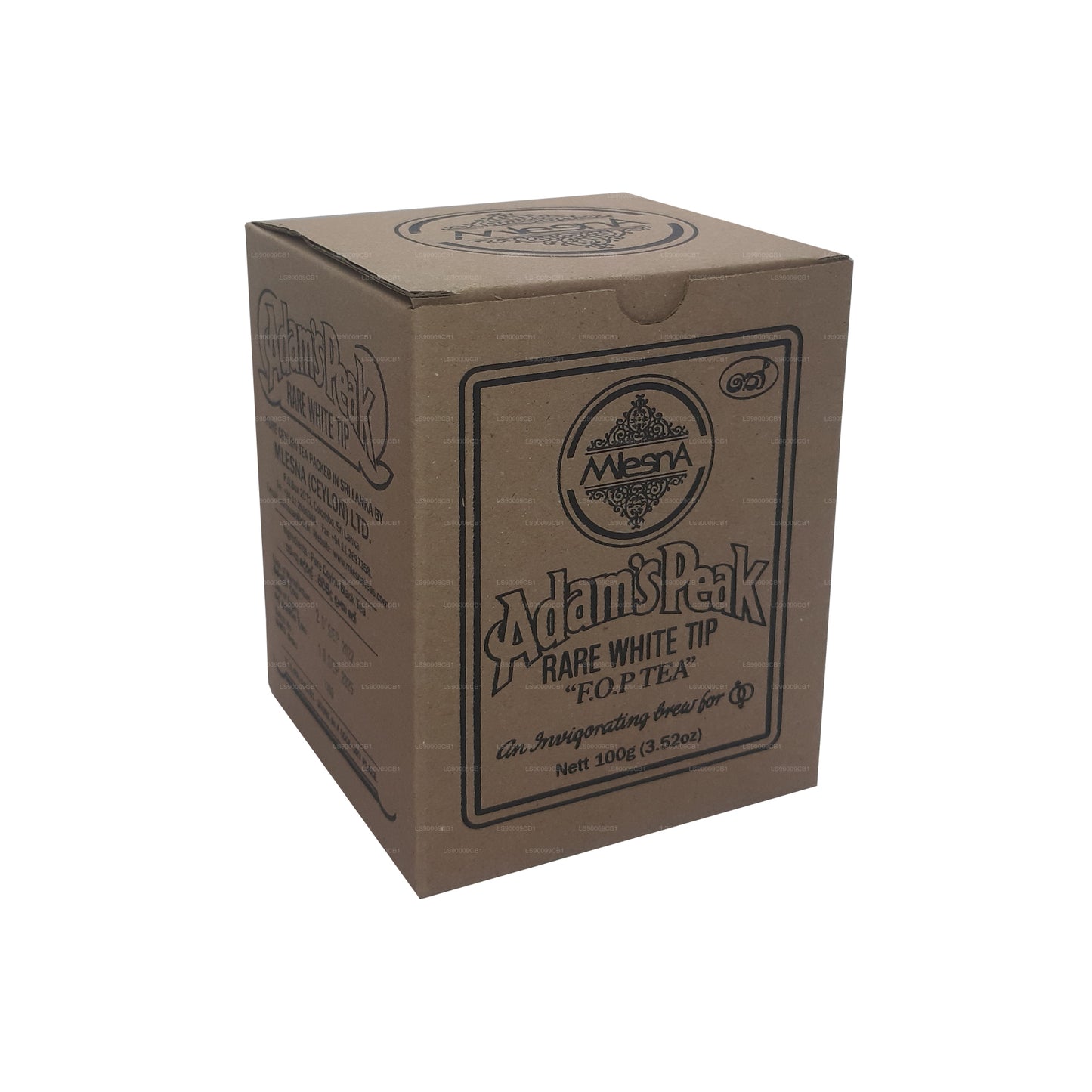 Чай Mlesna Adam's Peak Редкий белый листовой чай ФОП в металлической тележке (100 г)