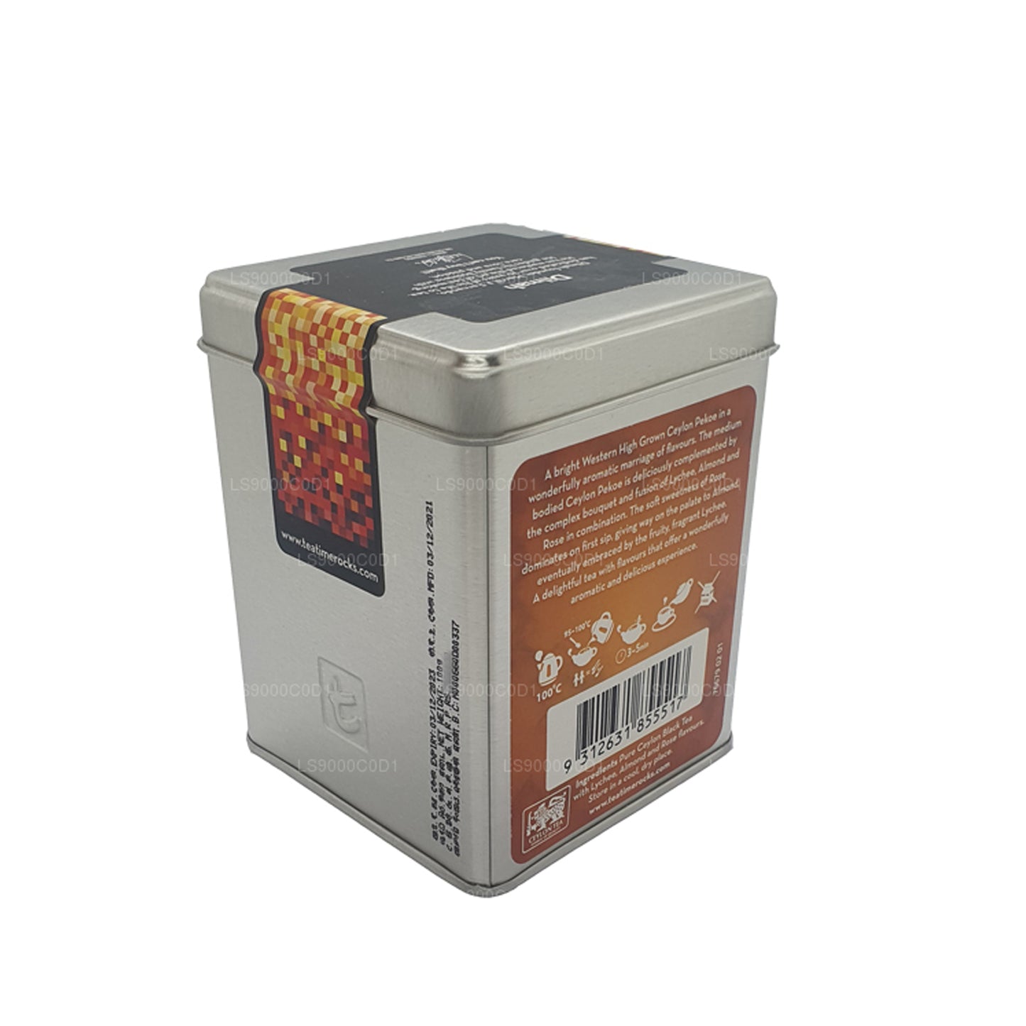 Dilmah Lychee с розой и миндалем (100г)