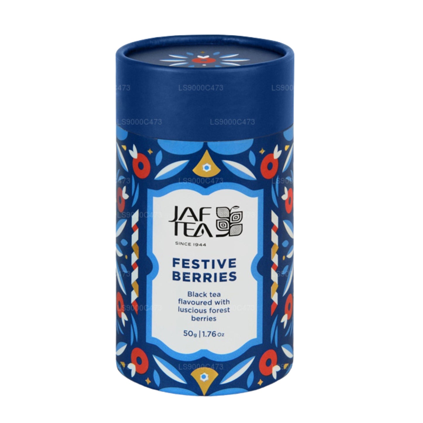 Праздничные ягоды Jaf Tea - черный чай со вкусом сочных лесных ягод Caddy (50 г)