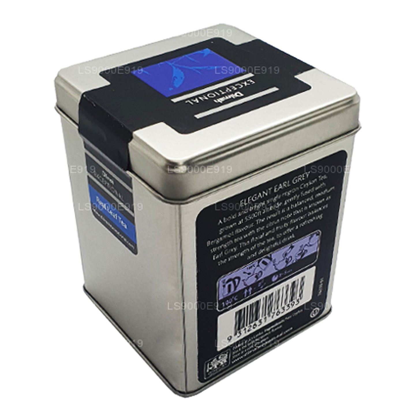 Dilmah Исключительный элегантный настоящий листовой чай Эрл Грей (100 г)