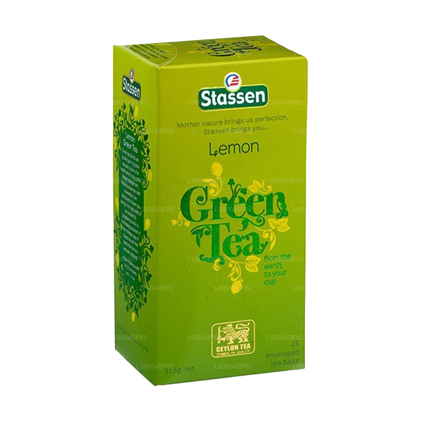 Stassen Lemon Green Tea (37.5g) 25 Tea Bags Pack Of 4