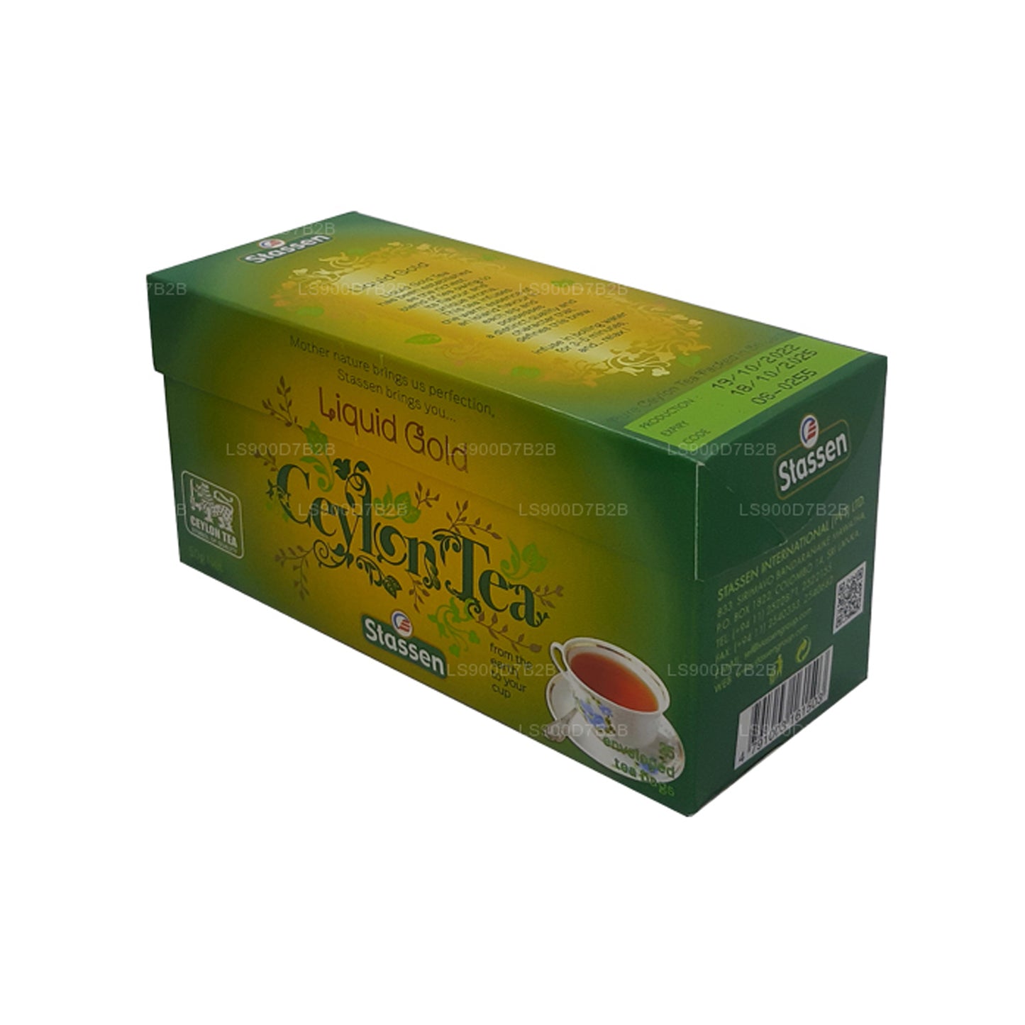 Жидкий золотой чай Stassen (50 г) 25 пакетиков