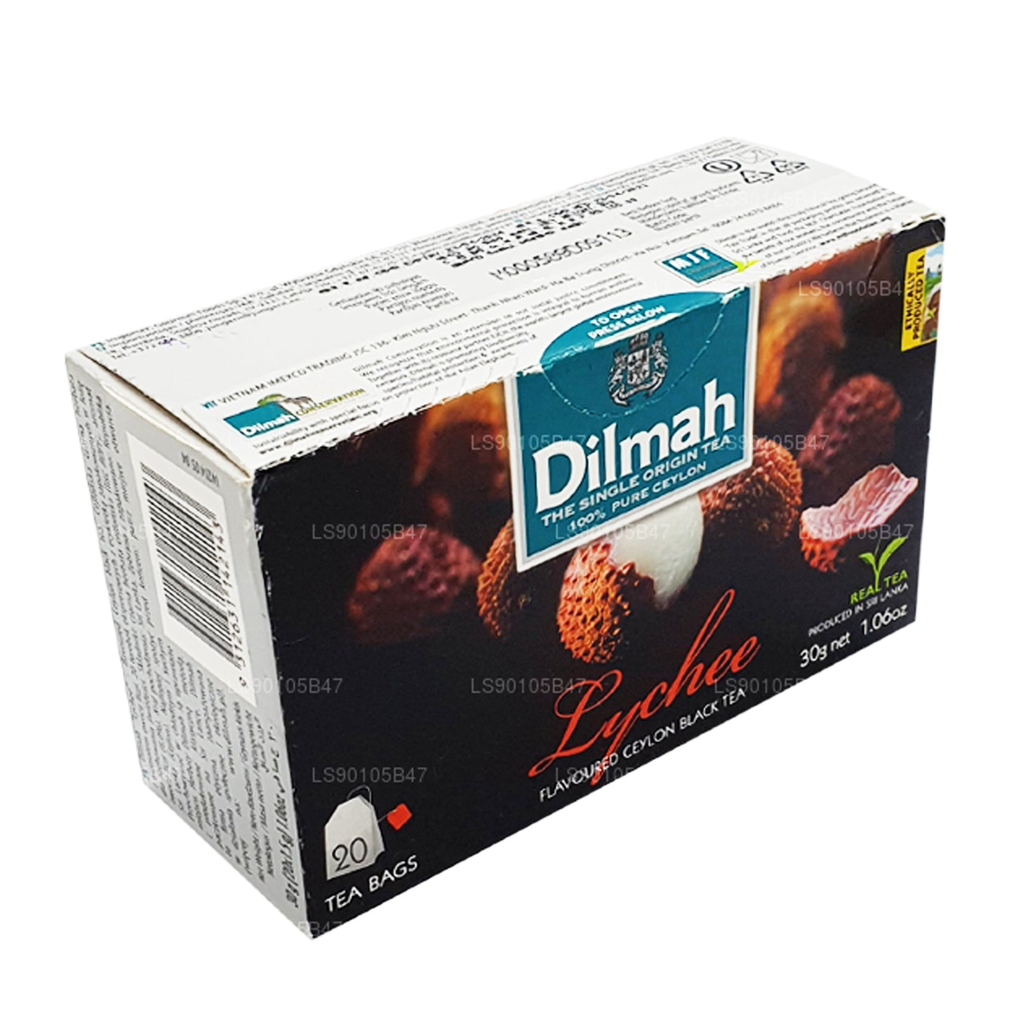 Черный чай со вкусом личи Dilmah (30 г)