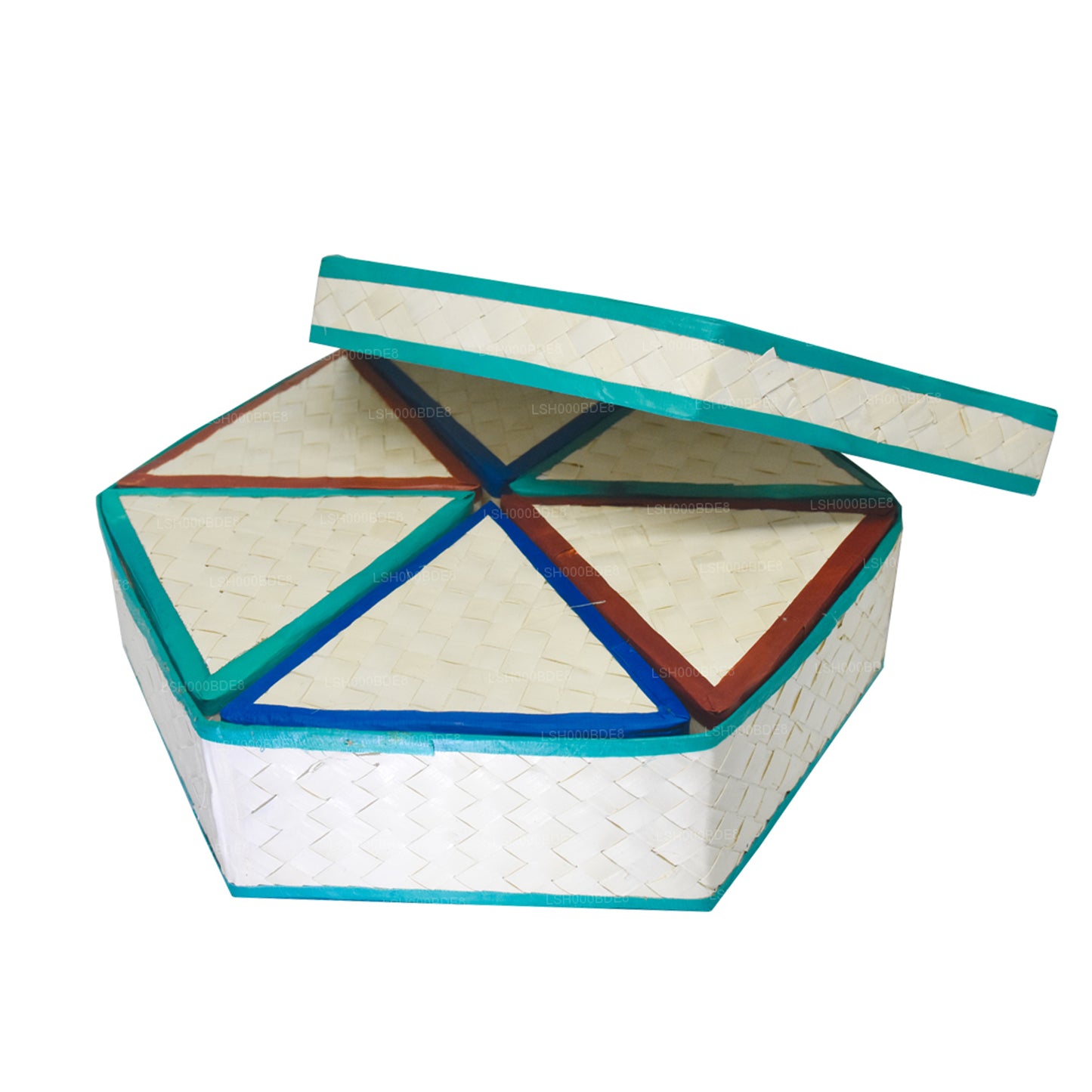 Подарочная коробка с листьями пальмиры Lakpura (дизайн D)