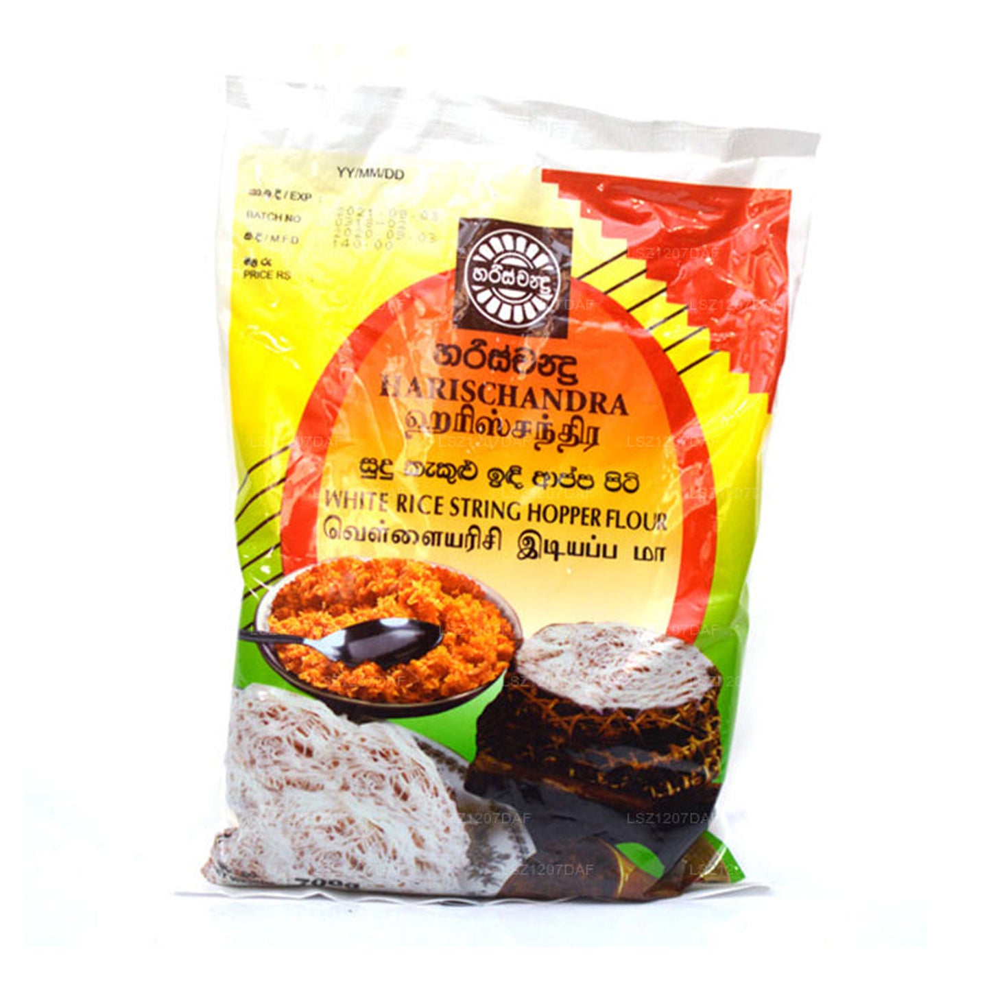 Бункерная мука из белого риса Harischandra (700 г)