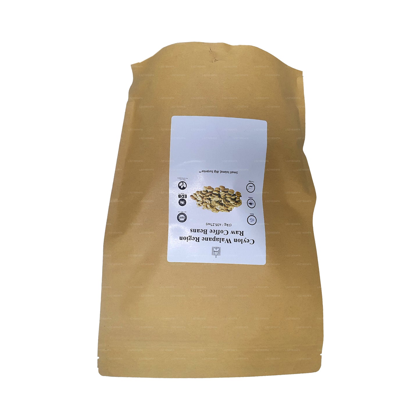 Сырые кофейные зерна региона Лакпура Цейлон Валапана