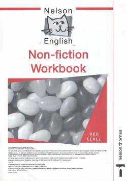 Nelson English Non-fiction Workbook Red Level