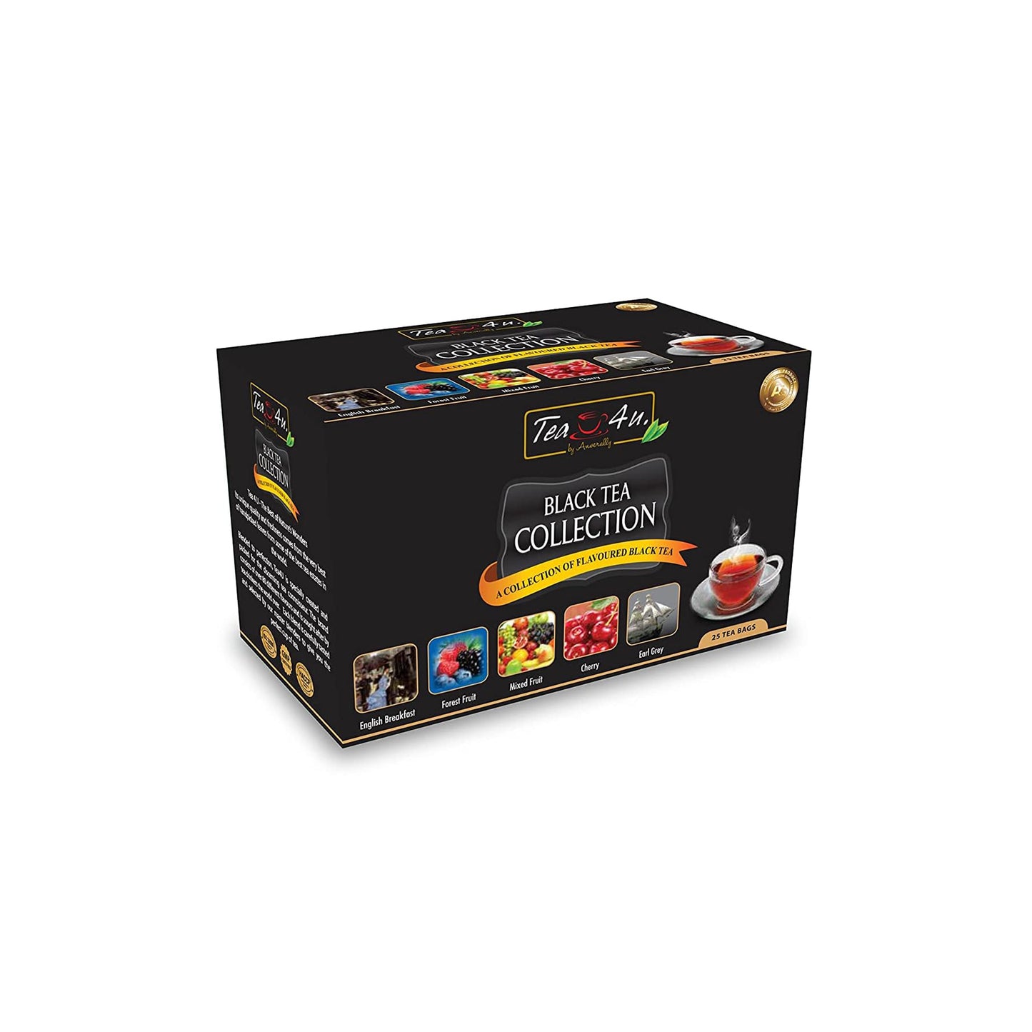 Коллекция черного чая Tea4U (25 пакетиков)