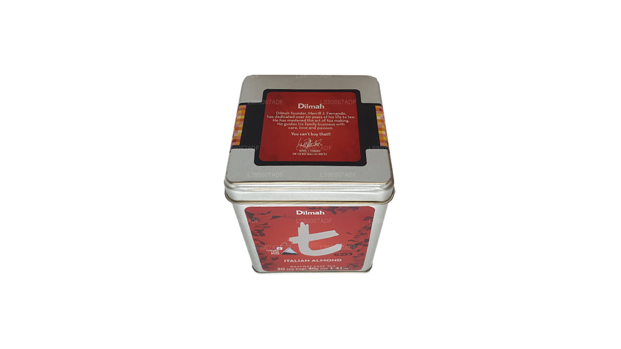 Итальянский миндаль Dilmah серии T (40 г) 20 пакетиков чая