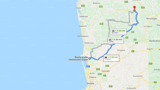 Частный трансфер из города Панадарагама в аэропорт Коломбо (CMB)