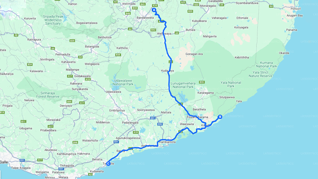 Частный тур из Эллы в Тангалле с Яла Сафари