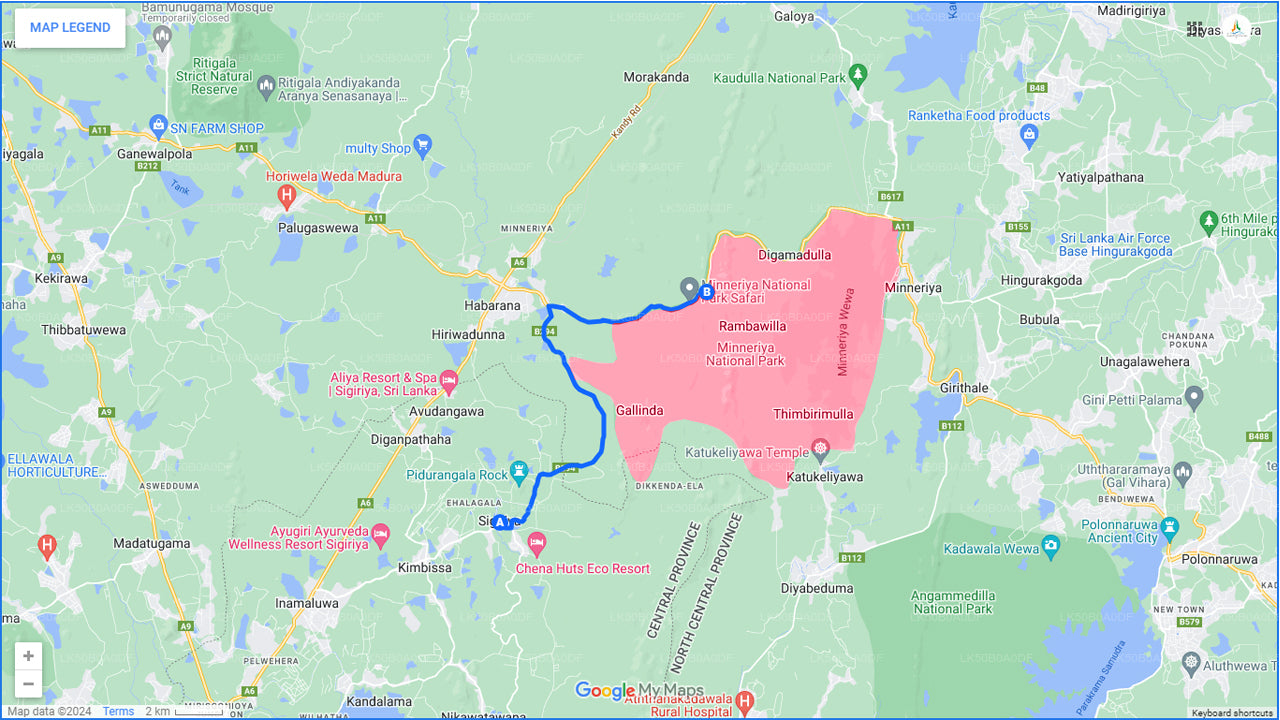 Частное сафари в национальном парке Миннерия из Сигирии