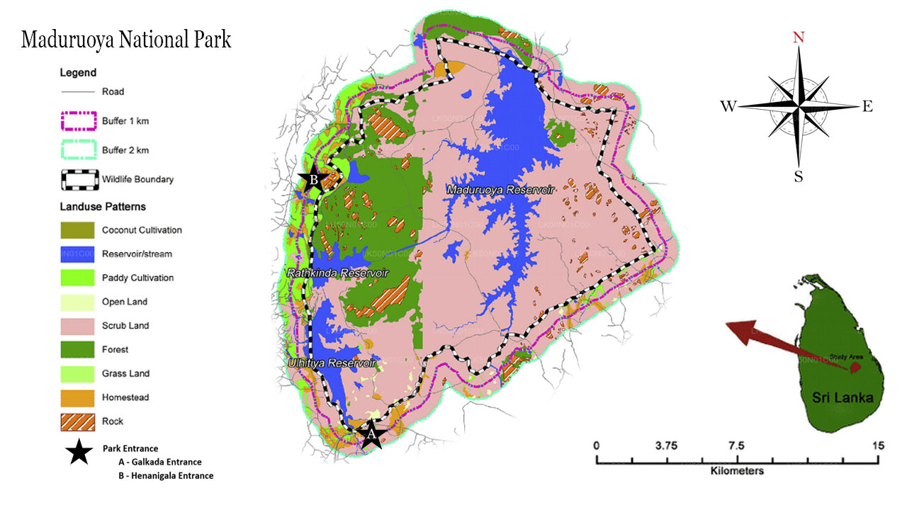 Частное сафари в национальном парке Мадуру Оя