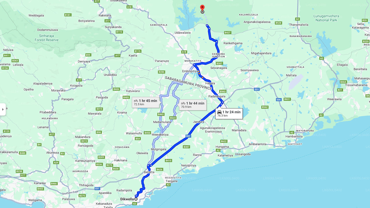 Сафари по национальному парку Удавалаве из Диквеллы.