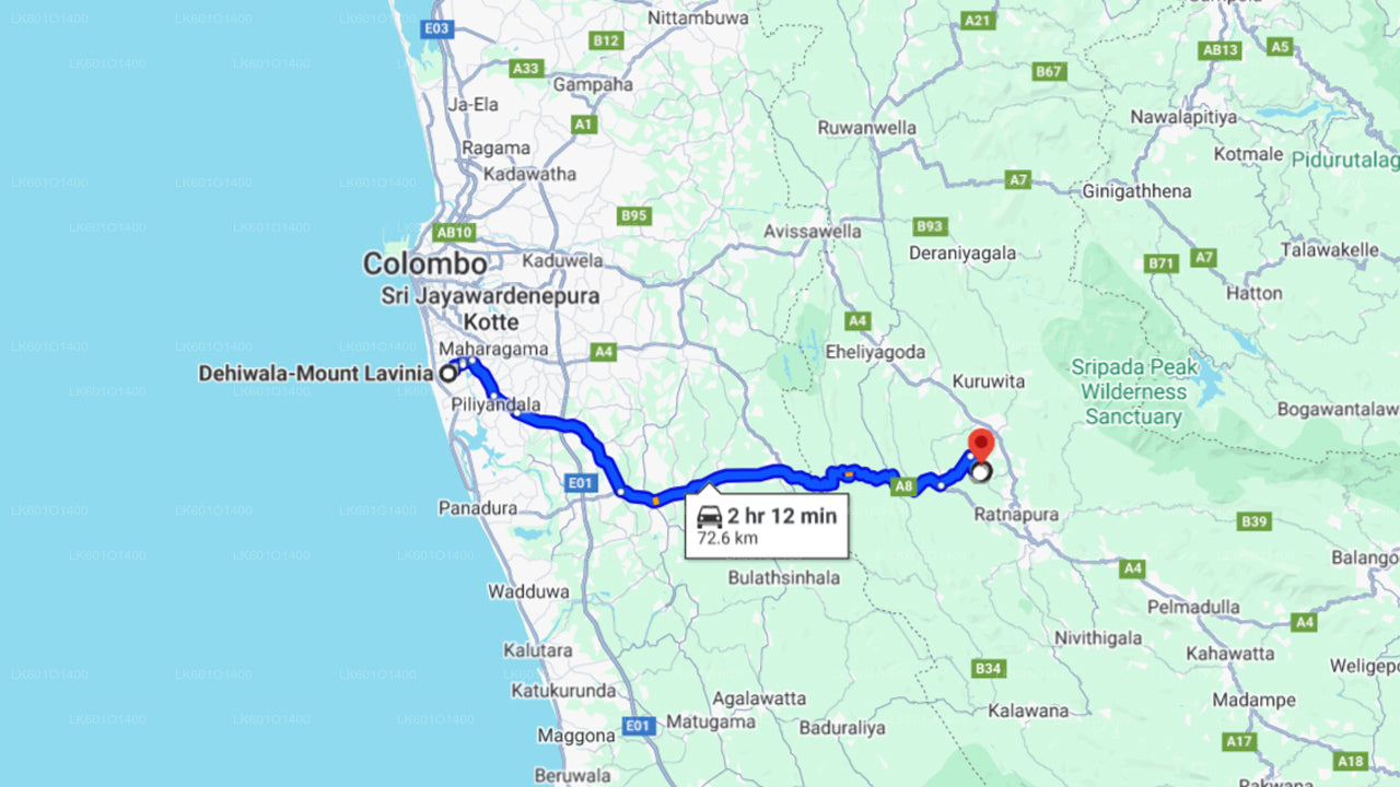 Исследуйте рудники драгоценных камней в Ратнапуре с горы Лавиния