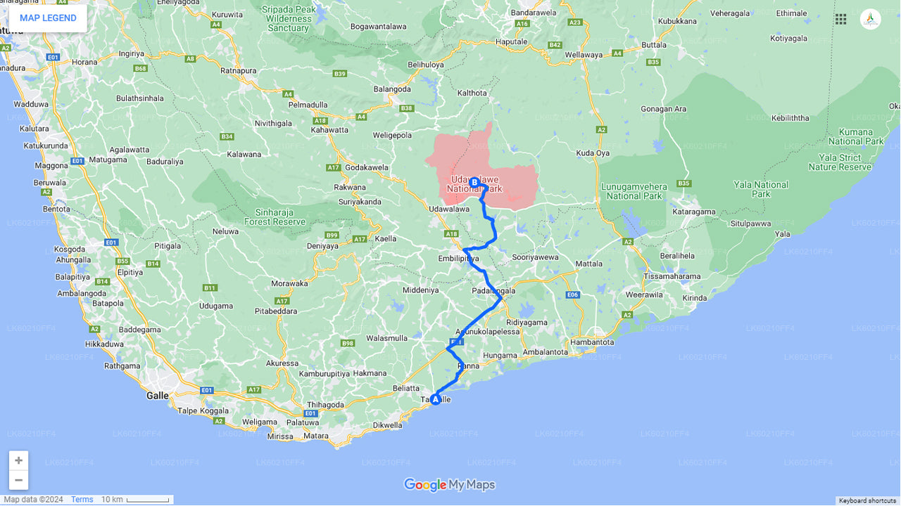 Сафари в национальном парке Удавалаве из Тангаллы