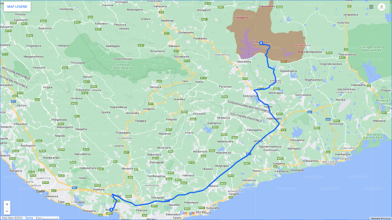 Сафари в национальном парке Удавалаве из Велигамы