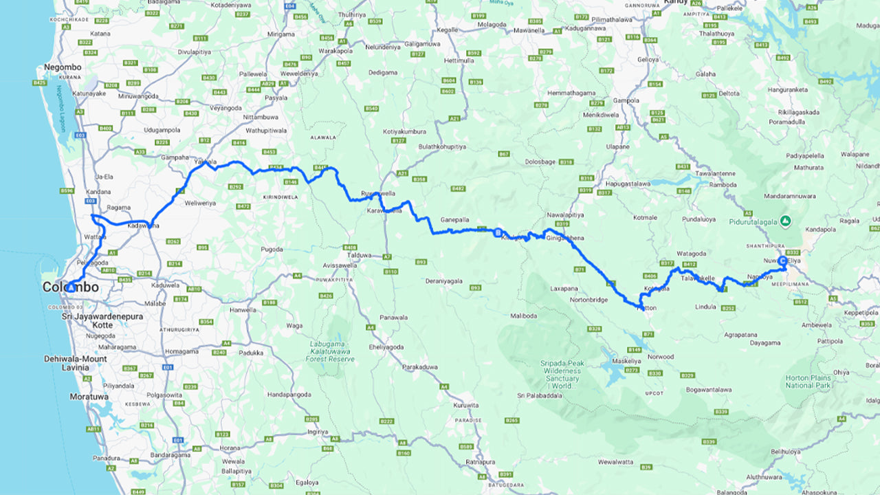 Индивидуальный трансфер из Коломбо в Нувара-Элию с элементами каньонинга.