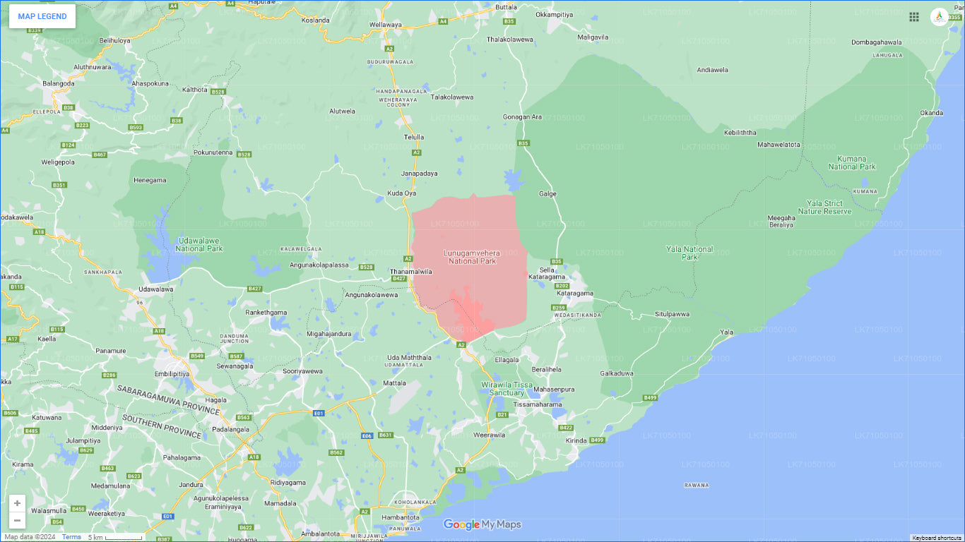 Входные билеты в национальный парк Лунугамвехера