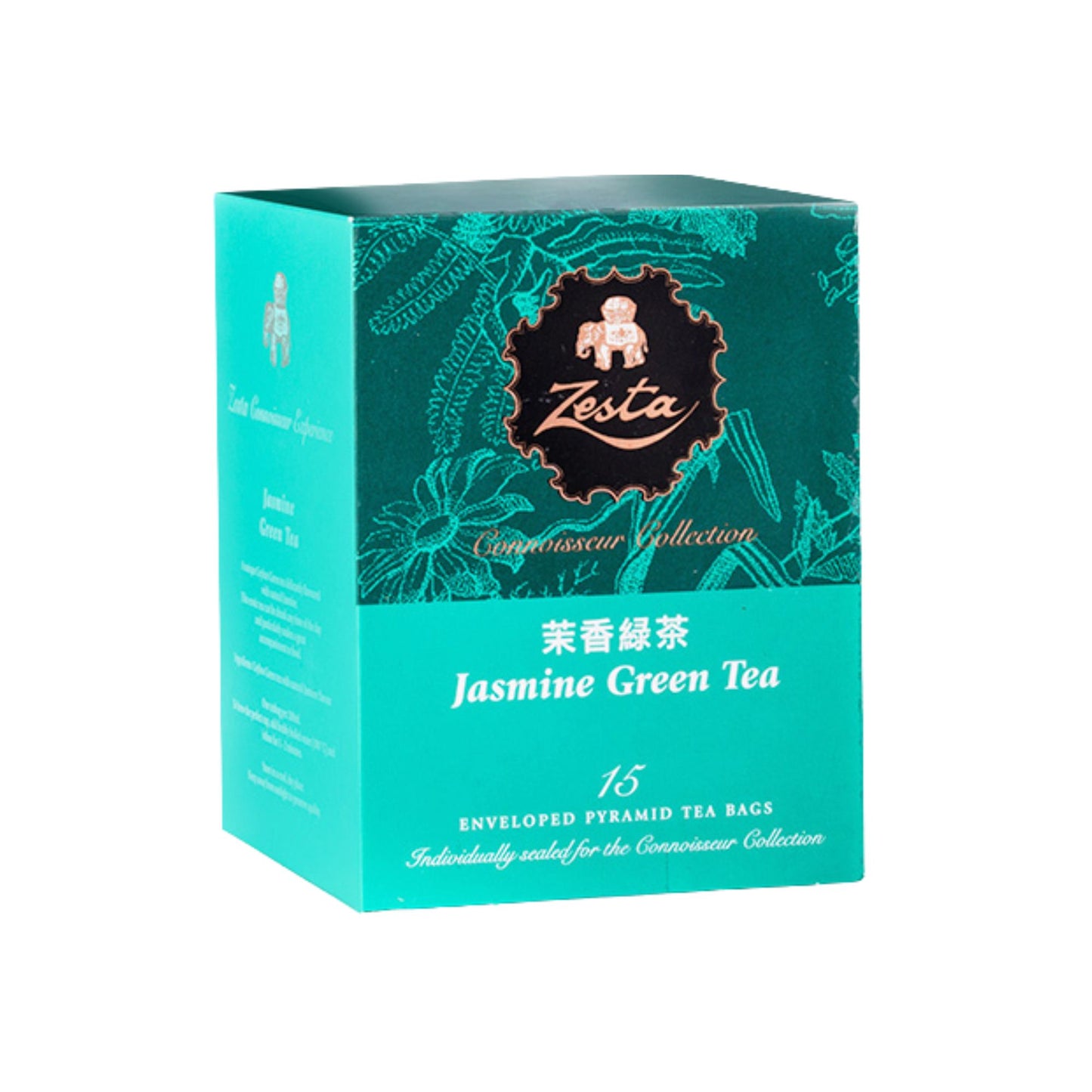 Зеленый чай Zesta Jasmine - 15 пакетиков с пирамидой (30 г)