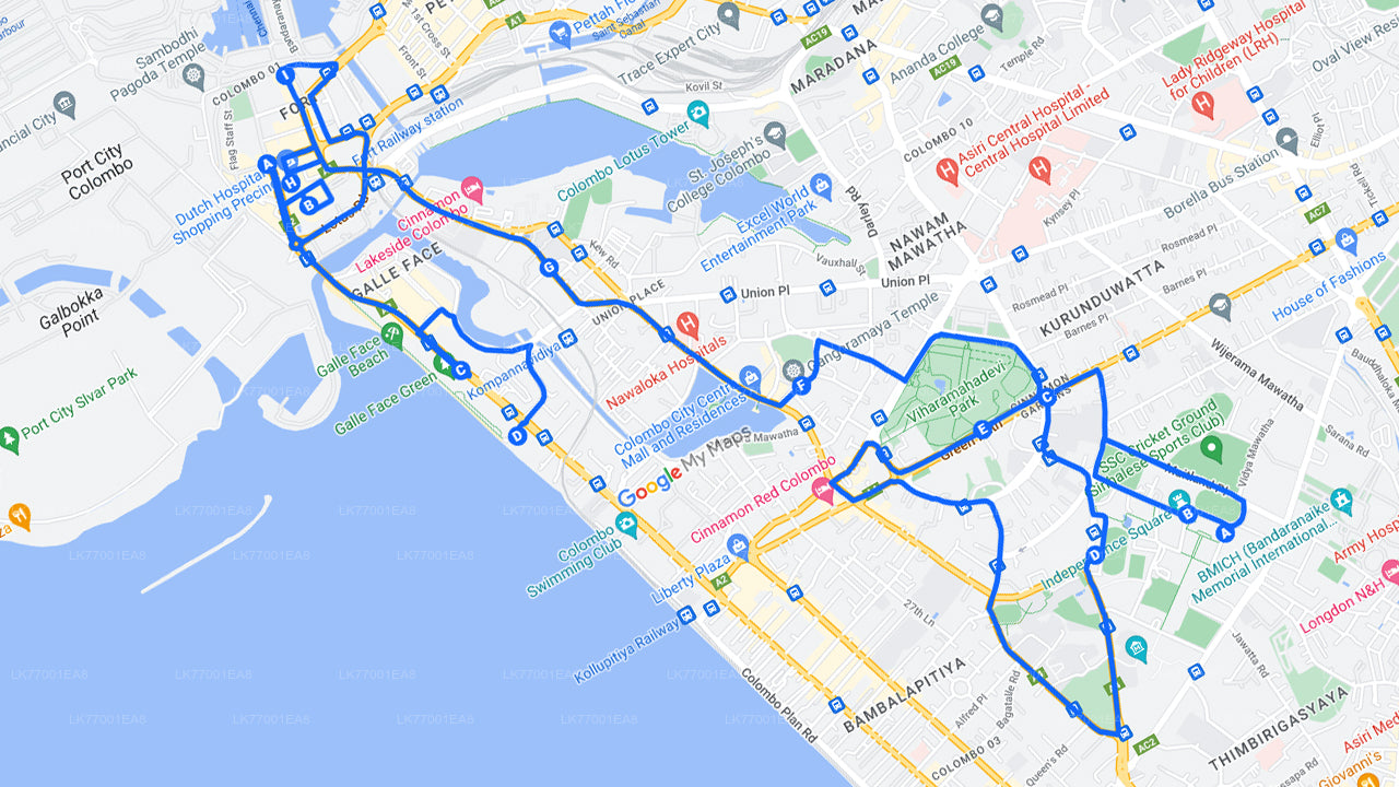 Ночная езда на велосипеде из Коломбо