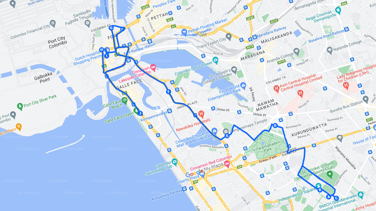 Утренняя езда на велосипеде из Коломбо