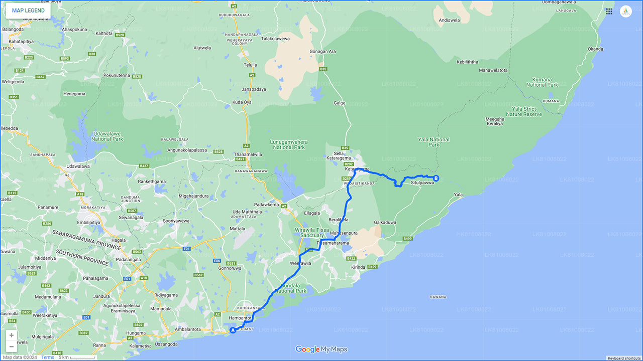 Сафари в национальном парке Яла из порта Хамбантота